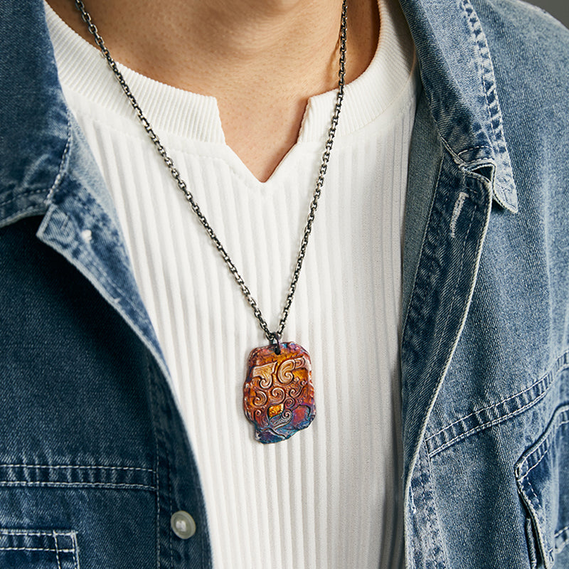 Taotie Pattern Necklace